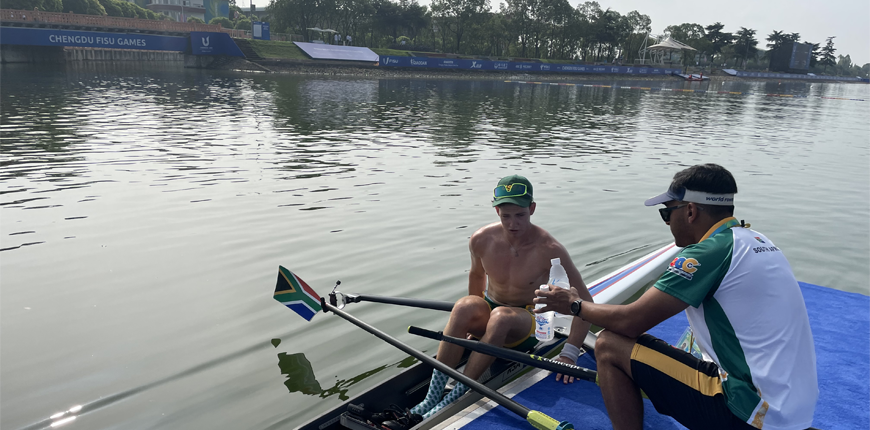 Muhammad Salojee rowing coach